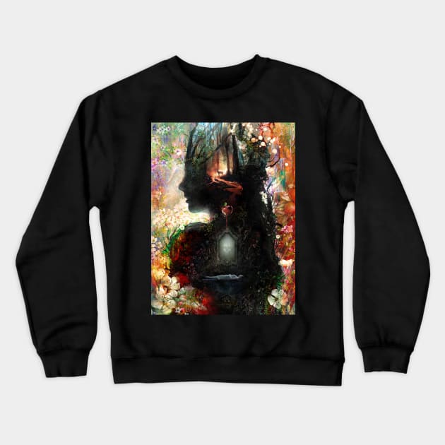 A Darker White Crewneck Sweatshirt by barrettbiggers